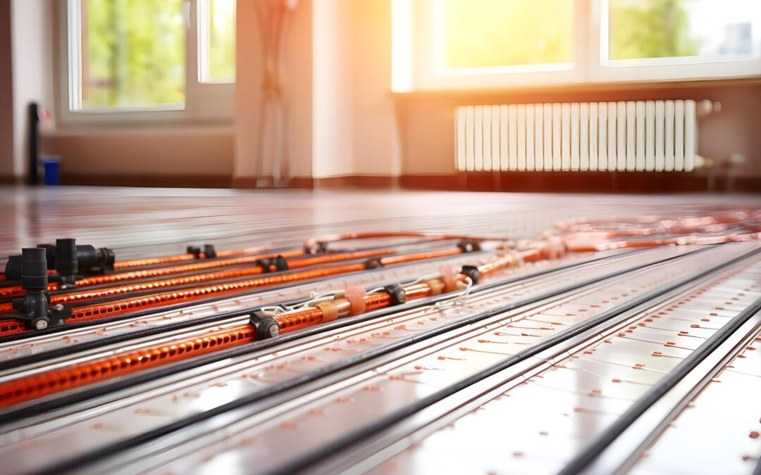 Proces instalacji ogrzewania frezowanego