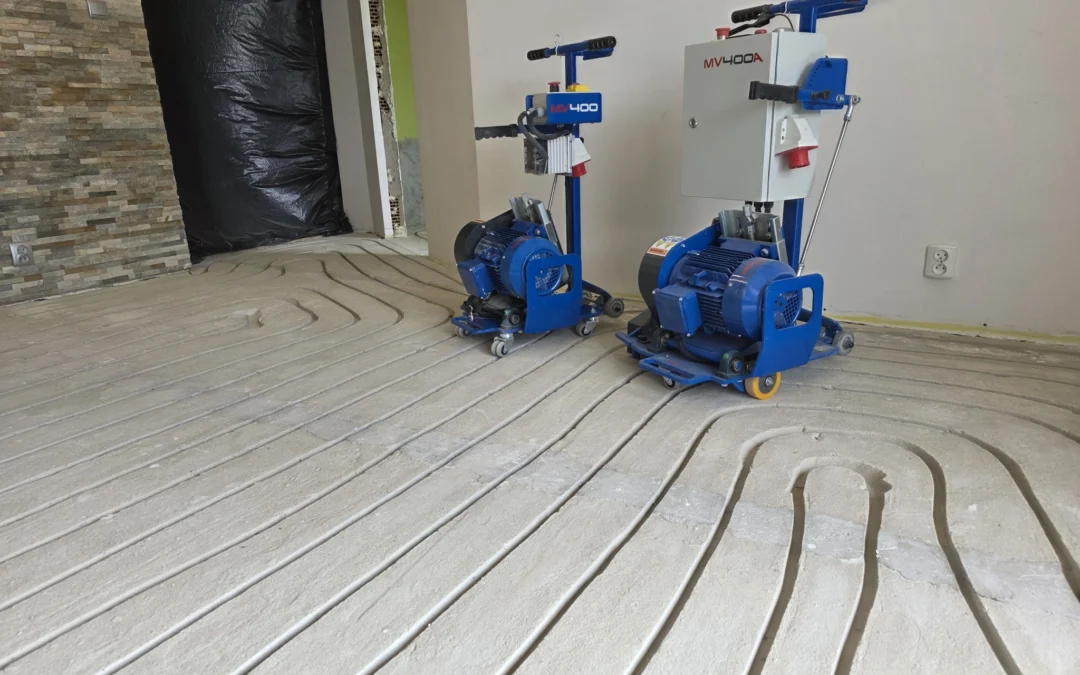 Frezowanie pod ogrzewanie podłogowe – cena, czynniki i technologia